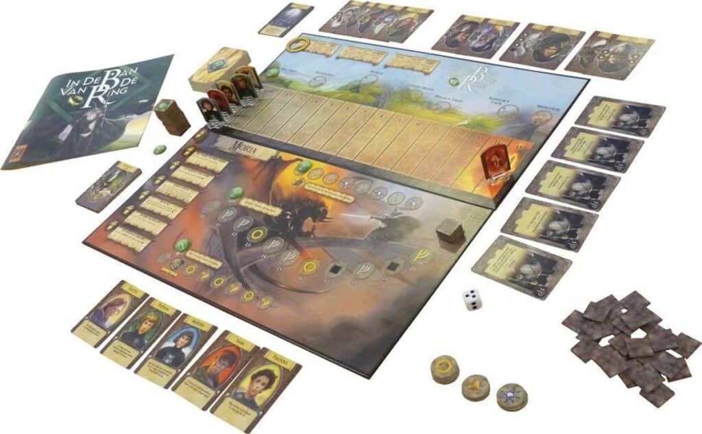 In de ban van de ring bordspel
